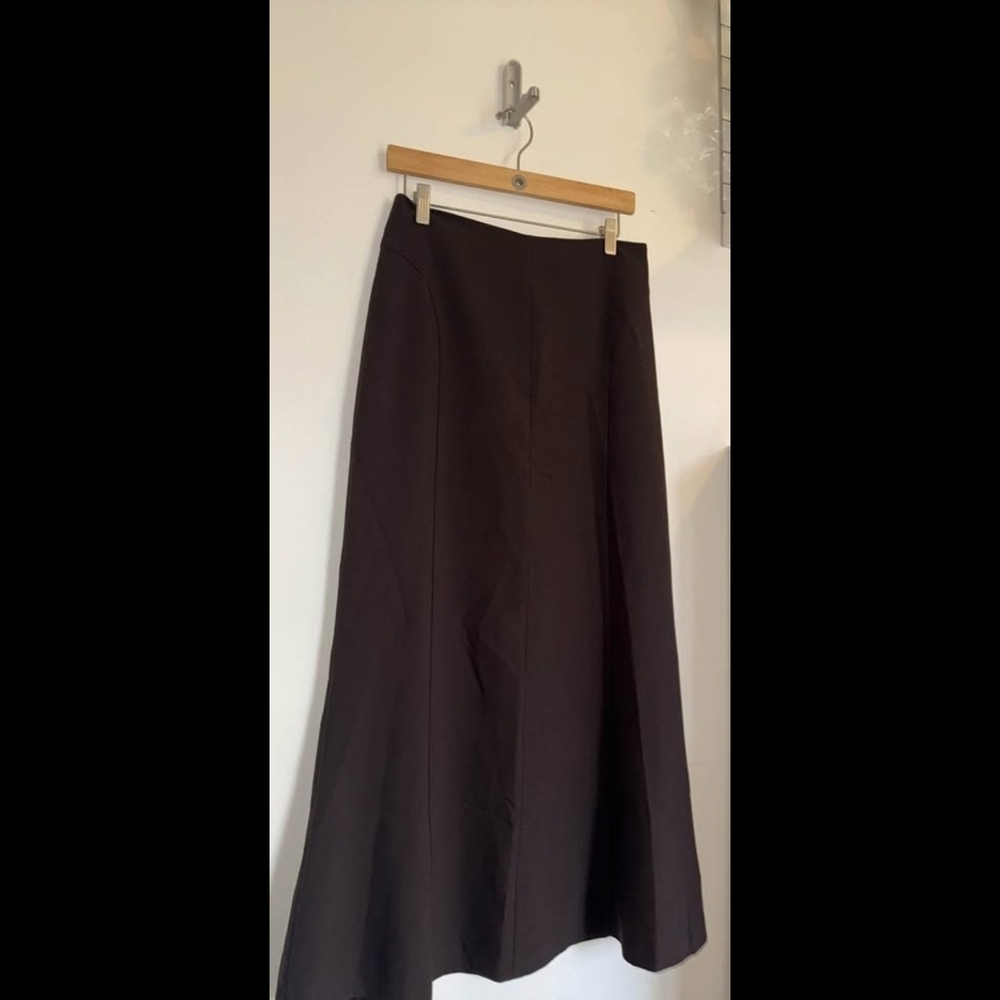 RW&CO. MAXI Skirt in Chocolate Colour - Picture 1 of 3